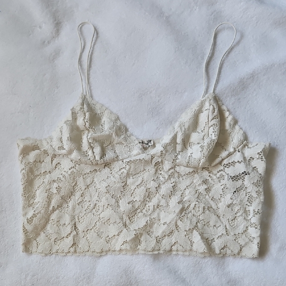 Free People Other - Free People Cream Lace Chemise